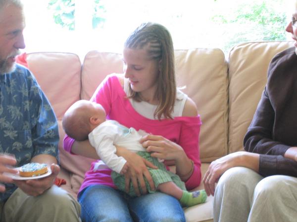 Merijn bij achternicht Melanie, geplaatst door papa Boudewijn op 2004-06-29