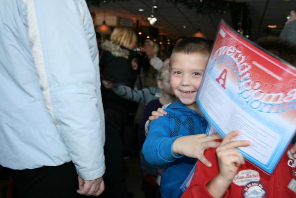 Merijn afzwemmen voor diploma A, geplaatst door mama Lizanne op 2009-12-23