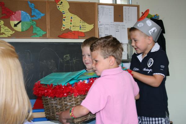 Merijn verjaardag op school 6 jaar!, geplaatst door mama Lizanne op 2010-06-02