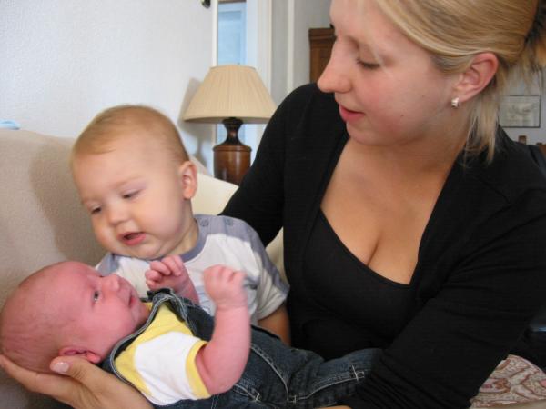 Mama, Merijn en Jesse., geplaatst door mama Lizanne op 2005-09-05