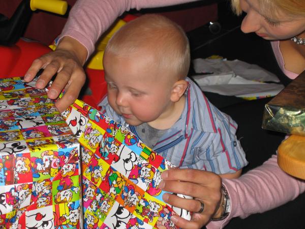 Jesse 1 jaar., geplaatst door mama Lizanne op 2006-08-11