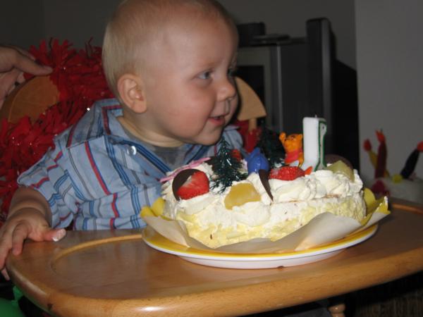 Jesse 1 jaar., geplaatst door mama Lizanne op 2006-08-19