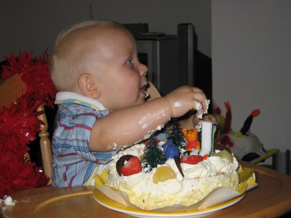 Jesse 1 jaar., geplaatst door mama Lizanne op 2006-08-19