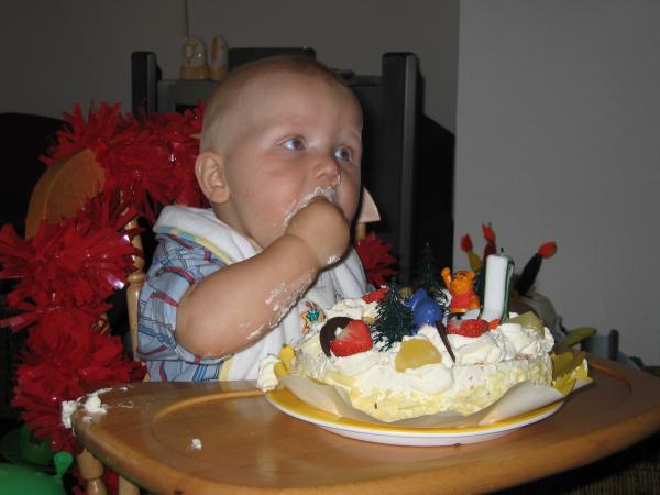 Jesse 1 jaar., geplaatst door mama Lizanne op 2006-08-19