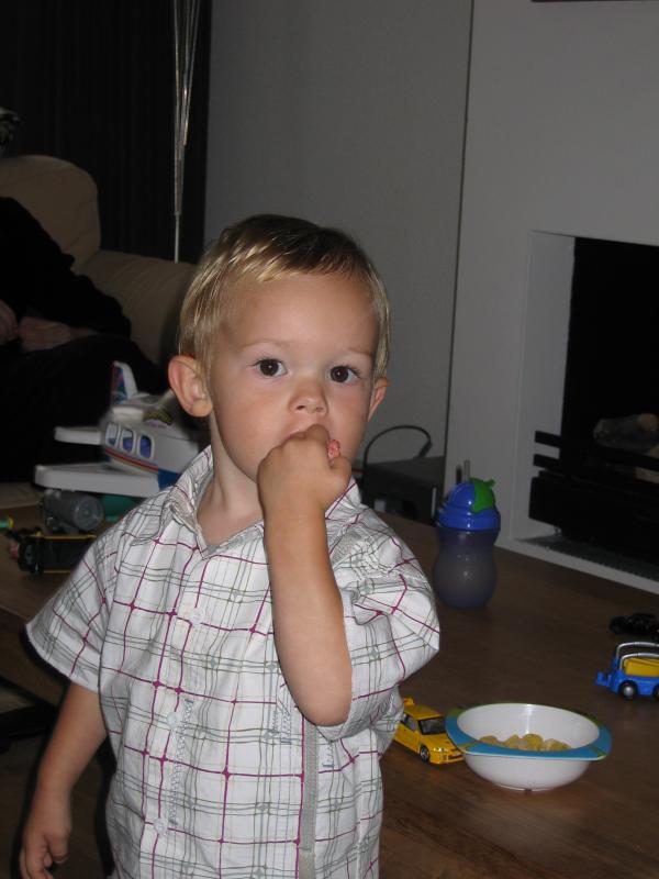 Jesse 1 jaar., geplaatst door mama Lizanne op 2006-08-19
