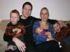 Papa, Mama, Merijn, Jesse en Alana, geplaatst door mama Lizanne op 2007-12-02