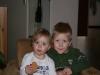 Jesse en Alana gek doen, geplaatst door mama Lizanne op 2009-03-16