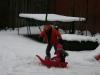 Merijn en Alana in de sneeuw, geplaatst door mama Lizanne op 2009-12-23