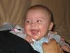 Merijn lacht mama uit., geplaatst door mama Lizanne op 2004-11-05