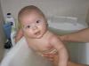 Merijn in zijn badje., geplaatst door mama Lizanne op 2004-11-30