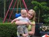Mama en Merijn s'avonds op zijn eerste verjaardag!, geplaatst door mama Lizanne op 2005-05-31