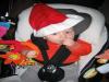 Jesse is al in kerstsfeer., geplaatst door mama Lizanne op 2005-11-29