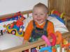 Jesse in de box., geplaatst door mama Lizanne op 2006-05-17